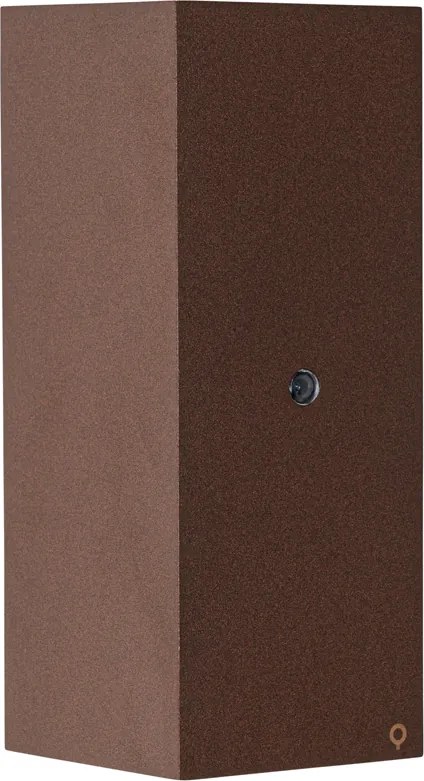 Aplică maro rugină 2 lumini GU10 AR70 IP44 cu senzor lumină-întuneric - Baleno