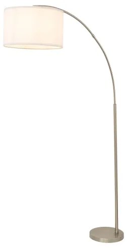 Lampadar ZENITH 1xE27/15W/230V crom mat/alb