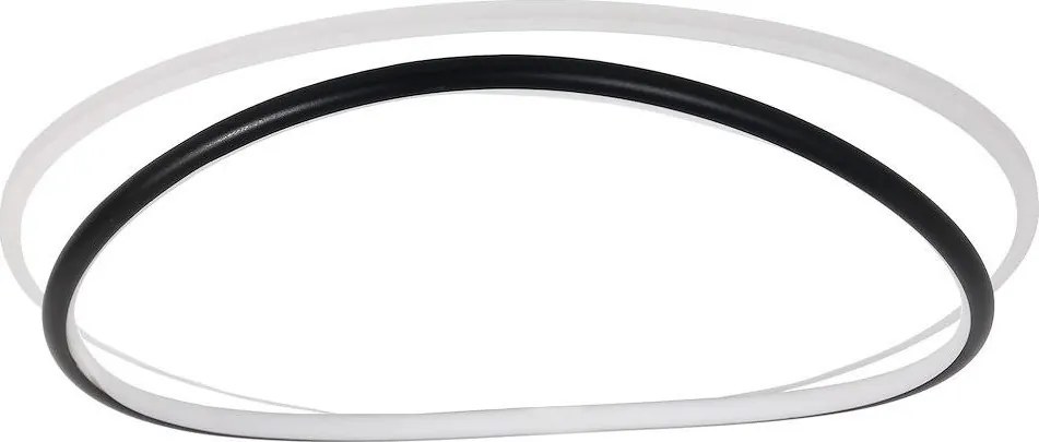 Plafonieră LED HALO, 38W, 230V, Ø 50 cm, negru
