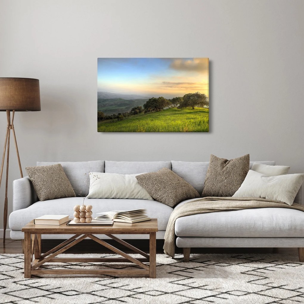 Tablou - Privire de pe deal (90x60 cm)