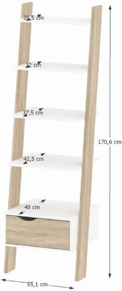 Raft cu sertar OSLO 75385