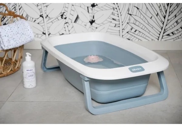 Cadă pliabilă pentru copii Beaba albastru