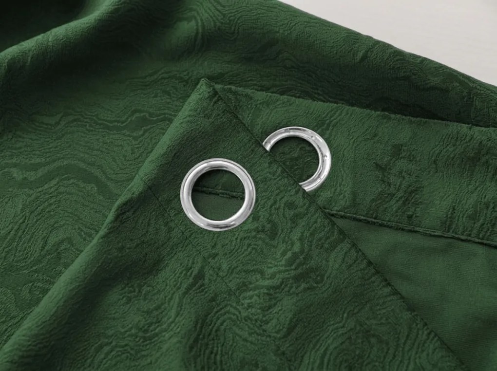 Draperie opaca DUNES VELVET 140x250 cm, verde inchis Agatat: Rejansa