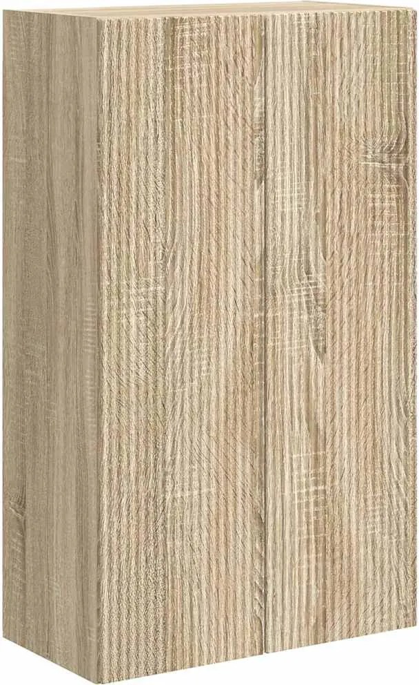 vidaXL Dulap TV de perete Pe perete Stejar Sonoma 59,5 x 31 x 100 cm