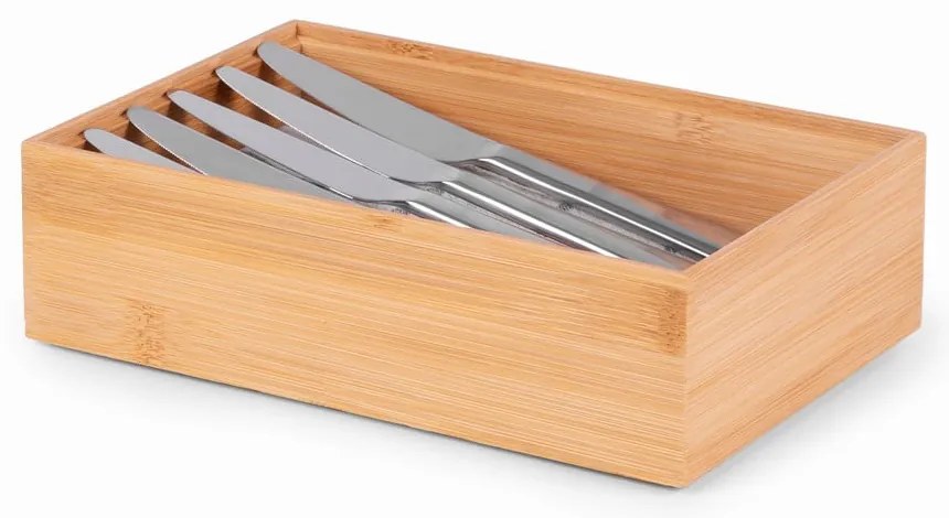 Organizator din bambus Compactor, 22,5 x 15 x 6,35 cm