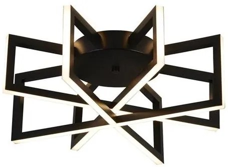 Plafoniera LED design modern Belle negru D-45cm