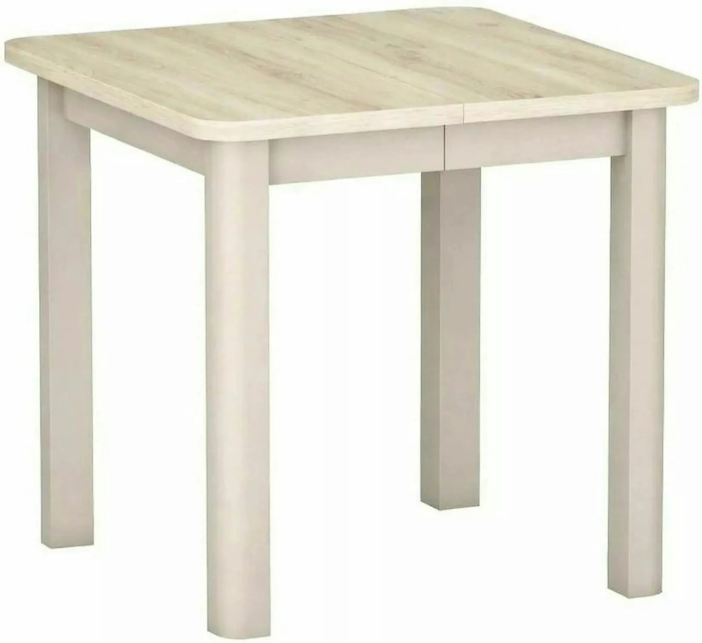 Masă extensibilă OSKAR, stejar cremona/cașmir, PAL laminat/MDF, 80–200