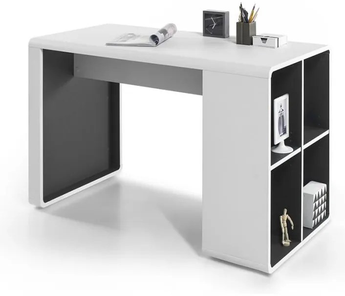 Birou TEO alb/antracit