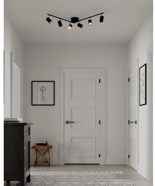 Spot ByRydens 4202100-4002 CORRECT 6xGU10/7W/230V negru