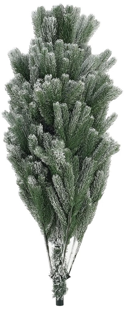 Brad artificial Talvi 210 cm verde cu suport de zapada si negru