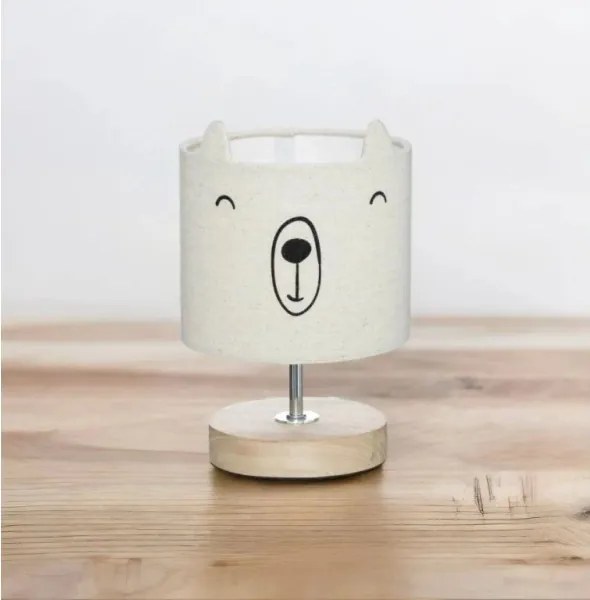 Atmosphera - Lampă de masă pentru copii TOXEY, 1xE14/25W/230V, model ursuleț