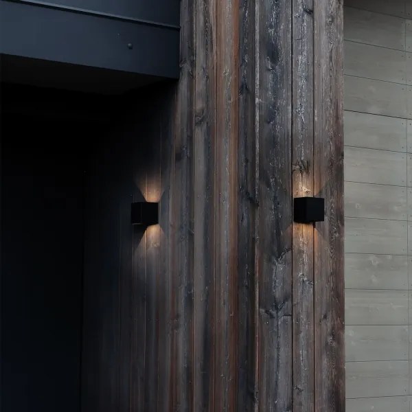 Aplică LED de exterior Ideal Lux ATOM LED/12W/230V IP54 negru