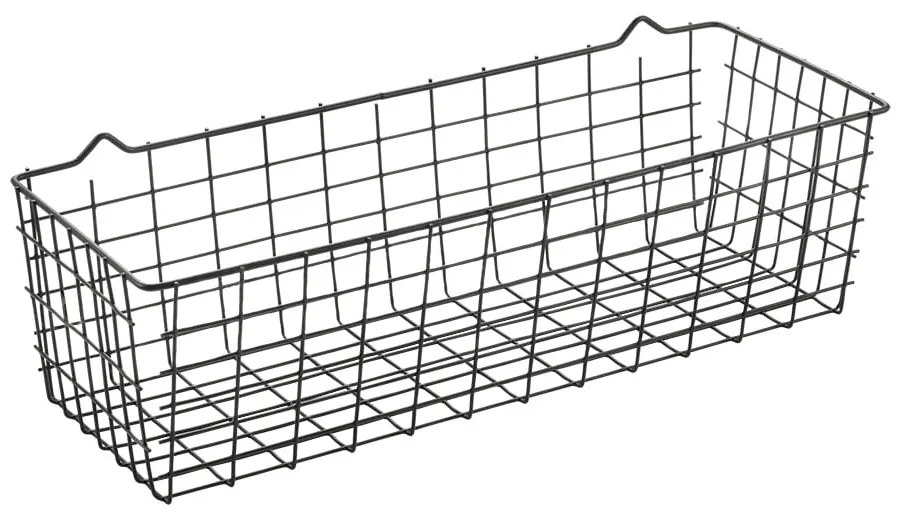 Coș de perete pentru bucătărie Metaltex Koala Lava, negru