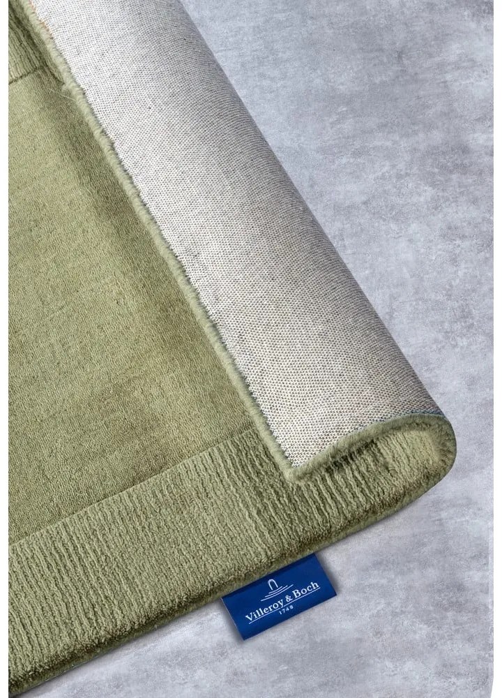 Covor verde țesut manual din lână 80x150 cm Charlotte – Villeroy&amp;Boch