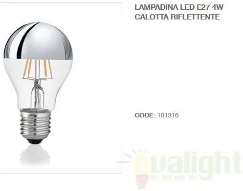 Bec LED E27 4W CROMO 101316