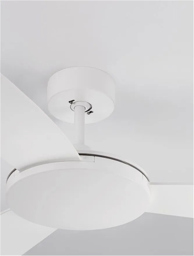 Ventilator de tavan cu telecomanda design modern BLAIRE alb