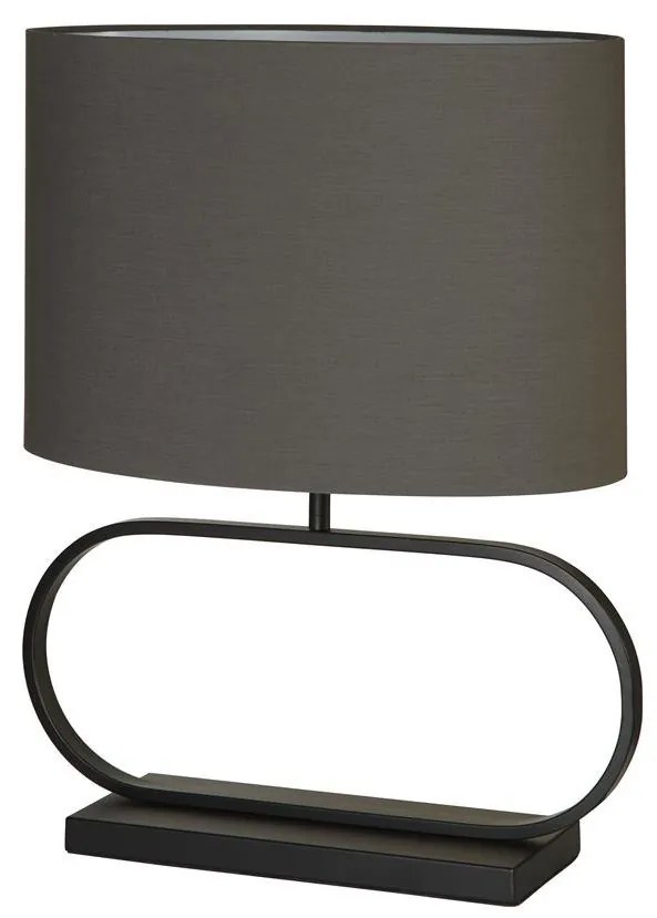 Veioza/Lampa de masa decorativa Sleek negru/gri