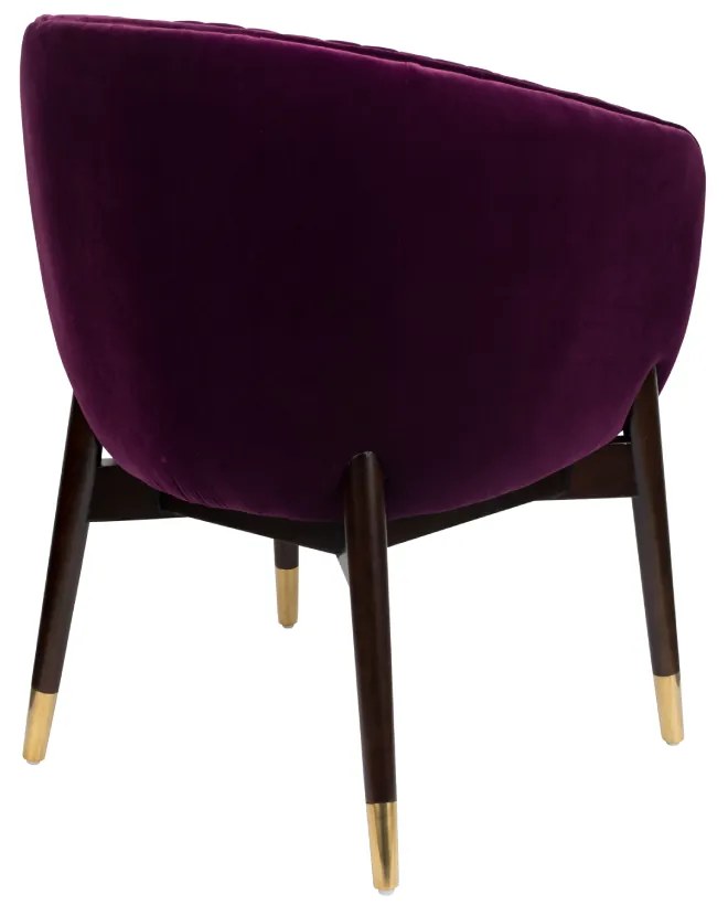 Fotoliu lounge catifea violet Dolly