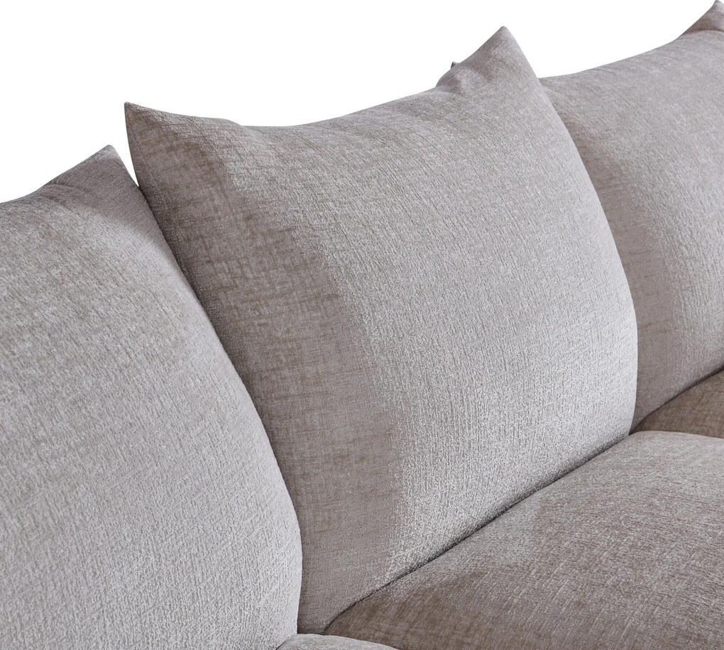 Canapea semirotunda dumonde cu șezut confortabil din spumă HR Vogue 460x131 cm