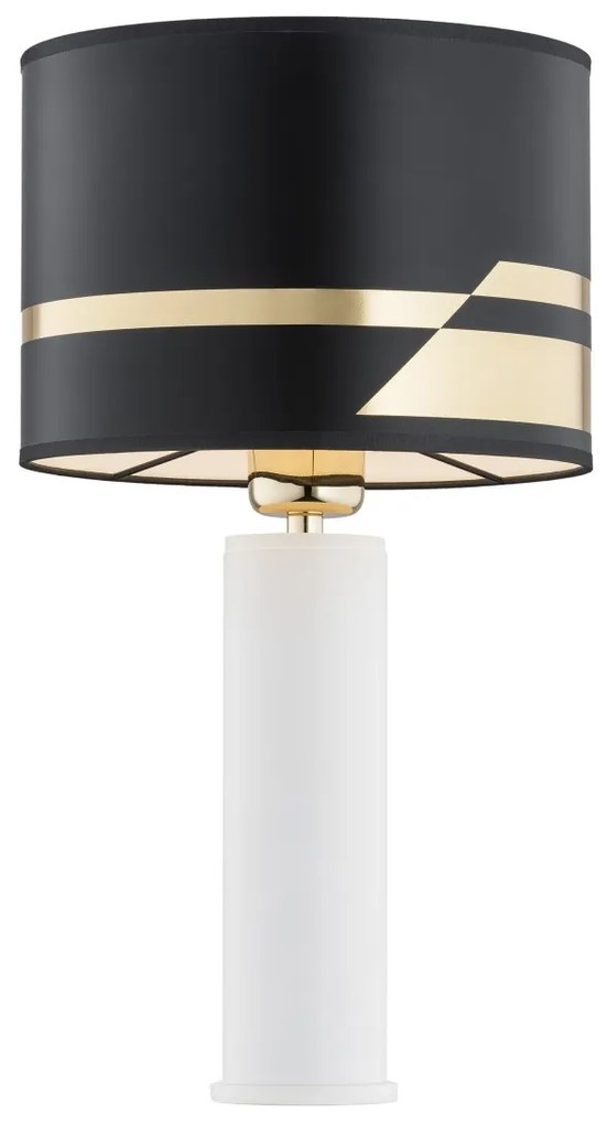 Veioza decorativa design elegant ALMADA alb/negru