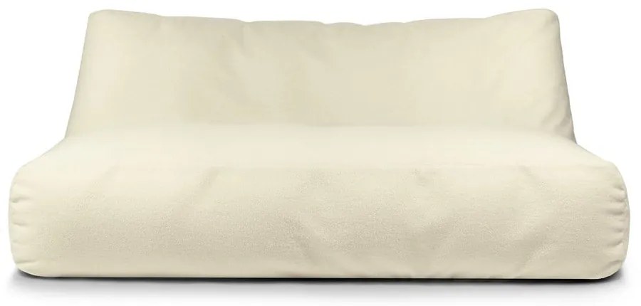 Fotoliu bean bag maro cu tapițerie din țesătură bouclé Sofa Tube 190 – SLOWDOWN