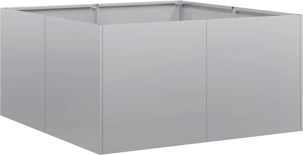vidaXL Jardinieră 80x80x40 cm oțel galvanizat