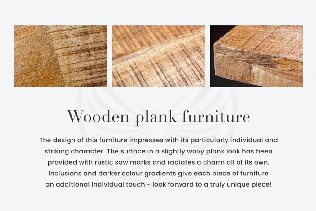 Banca industrial style Iron Craft mango, 200cm A-6540159 VC