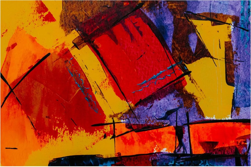 Tablou cu abstracție (90x60 cm)