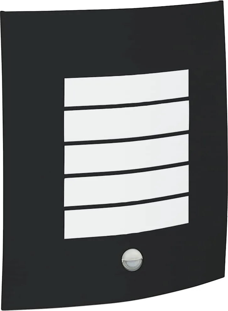 vidaXL Lumină de perete pentru exterior Negru 23.5 x 9 x 26 cm