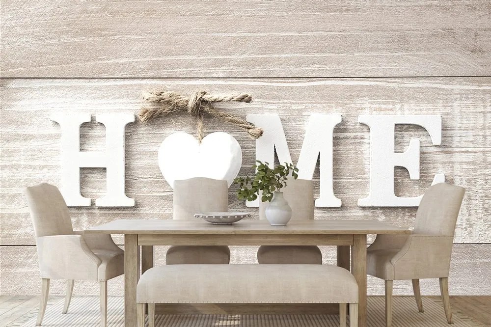 Tapet cu inscripția Home în design vintage