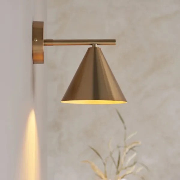 Spot de perete Endon 102893 CAPE 1xE14/7W/230V alamă