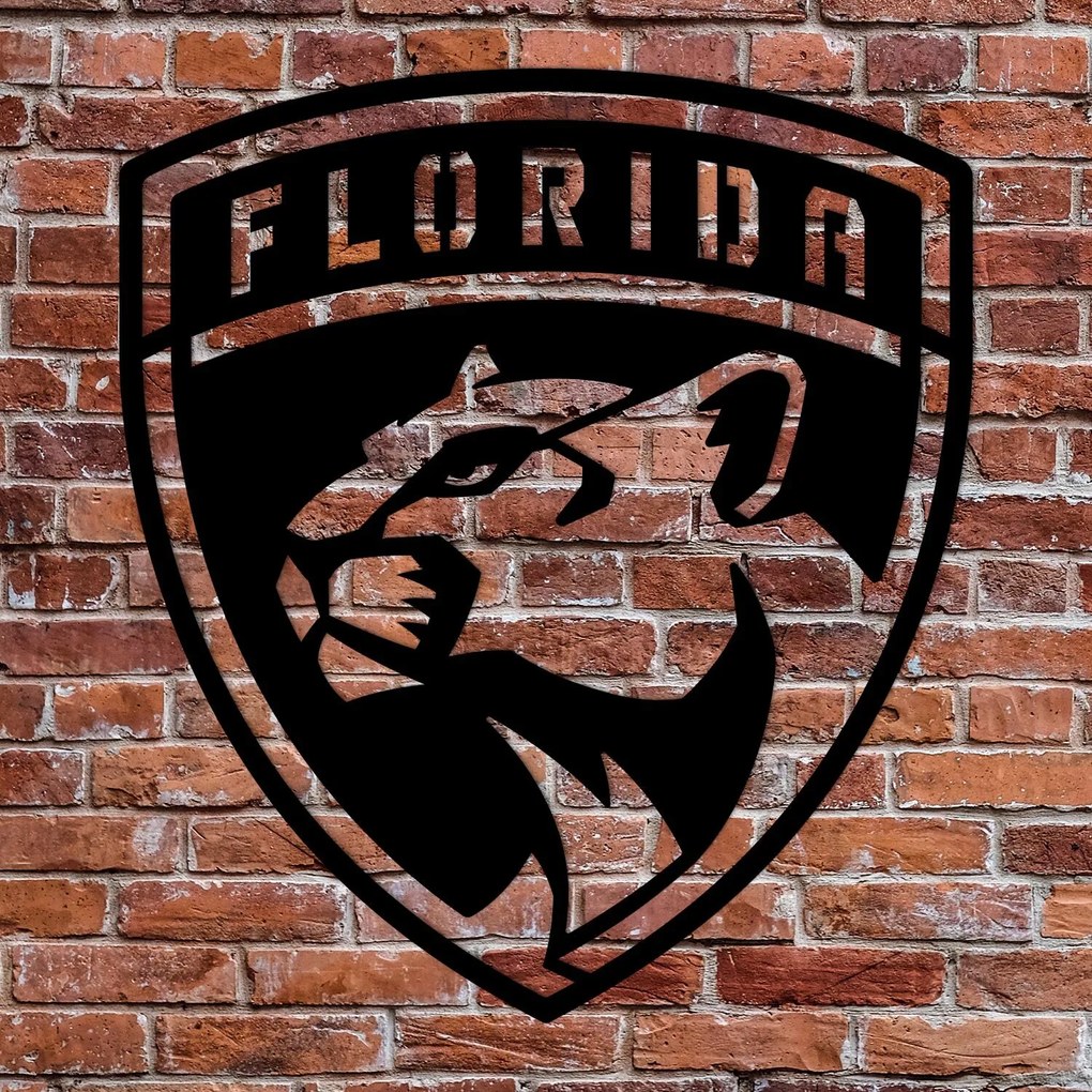 DUBLEZ | Tablou logo NHL - Florida Panthers