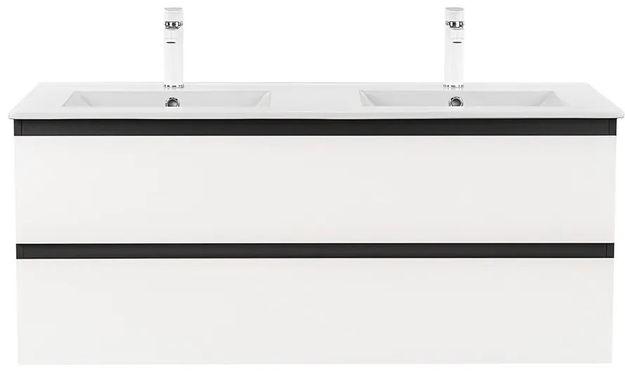Dulap inferior Vario Forte 120 cu lavoar antracit-alb
