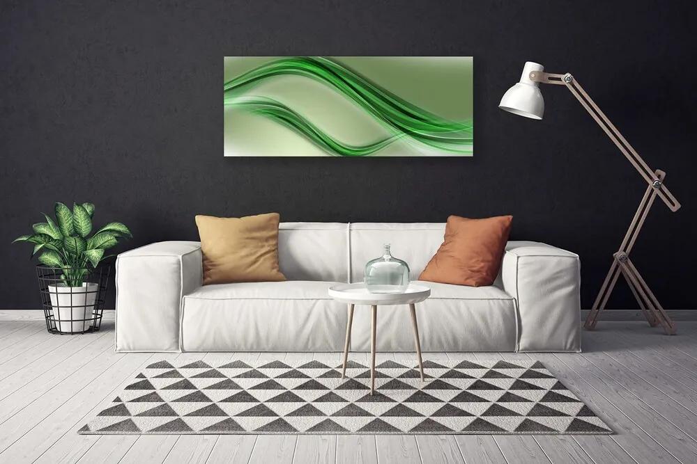 Tablou pe panza canvas Abstract Art Verde Gri