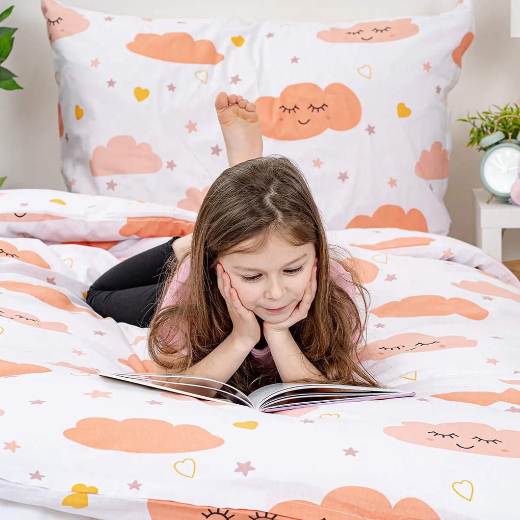 Lenjerie de pat din bumbac 4Home Pink Clouds