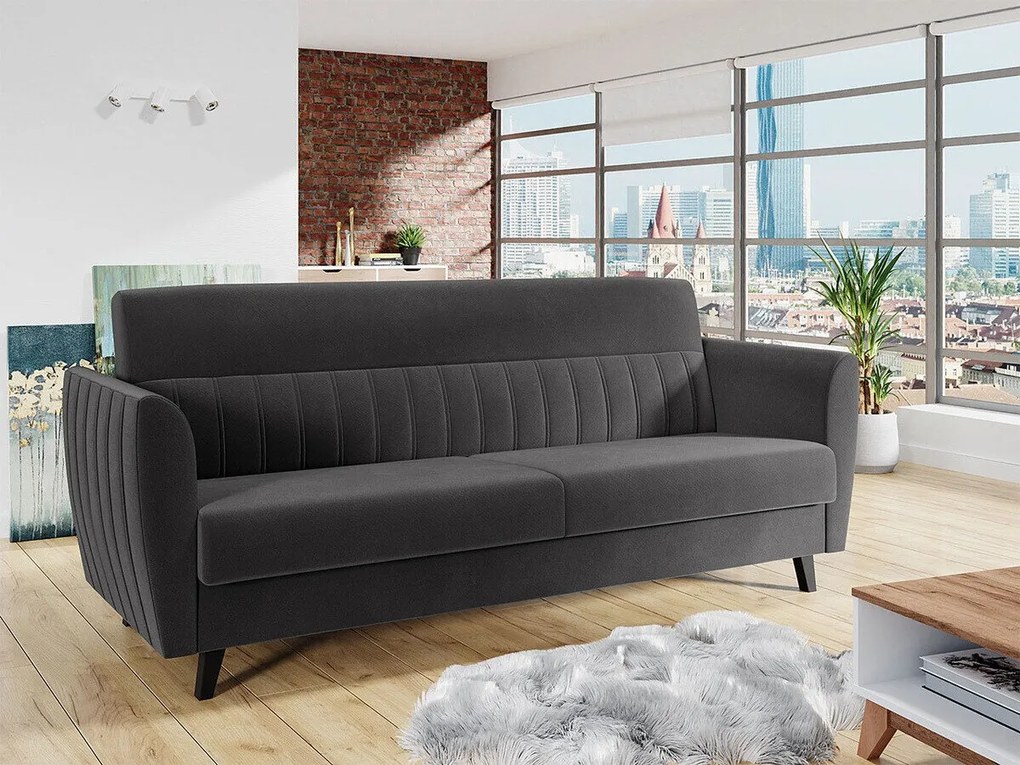 Canapea extensibilă Columbus 138Cutie de pat, 90x230x87cm, 61 kg, Picioare: Lemn, Lemn: Pin