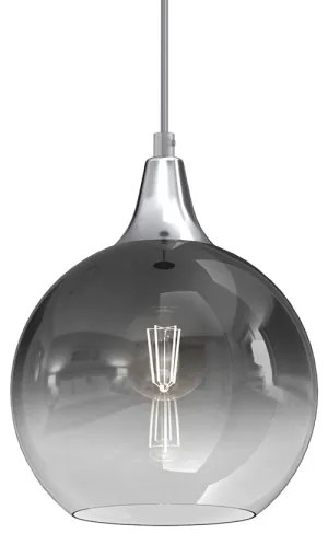 Lustră pe cablu MONTE 1xE27/60W/230V d. 20 cm crom mat