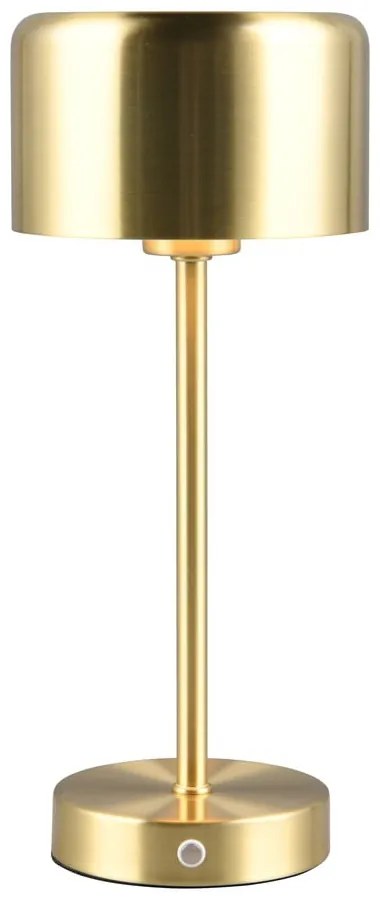 Veioză aurie LED cu intensitate reglabilă (înălțime 30 cm) Jeff – Reality