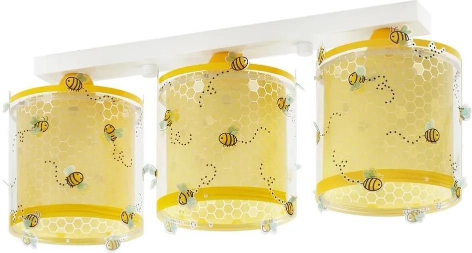 Dalber Bee Happy 71093 Plafoniere pentru copii alb plastic 3 x E27 max. 60W