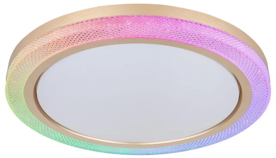 Plafonieră RGBW dimabilă BOLLY LED/20W/230V Globo 41372-24 + telecomandă