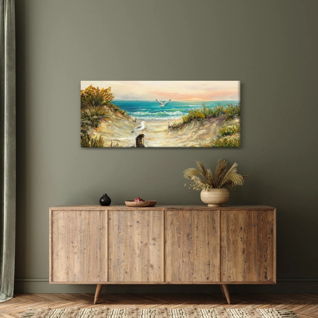 Tablou - Plaja cu nisip (120x50 cm)