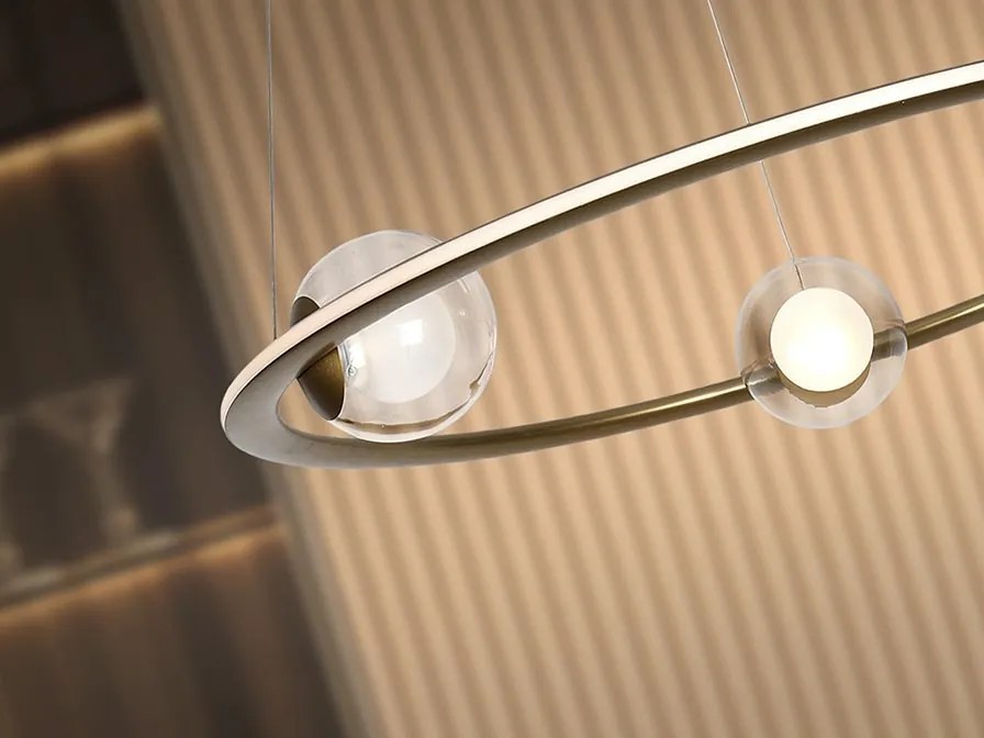 Lustra LED moderna cu telecomanda Tirsa D60