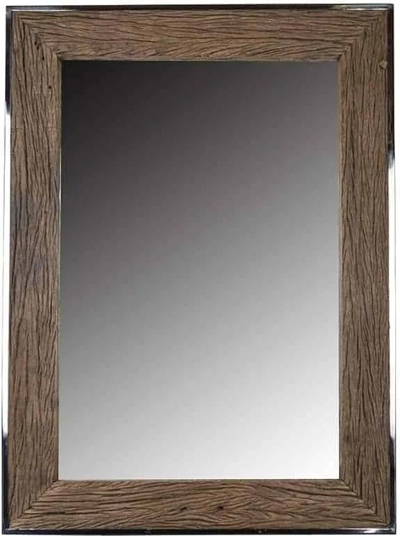 Oglinda dreptunghiulara cu rama din lemn maro Kensington, 115 x 85 x 6 cm