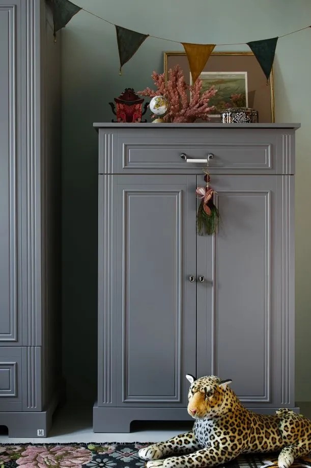 Comoda eleganta Ines gri H125 cm