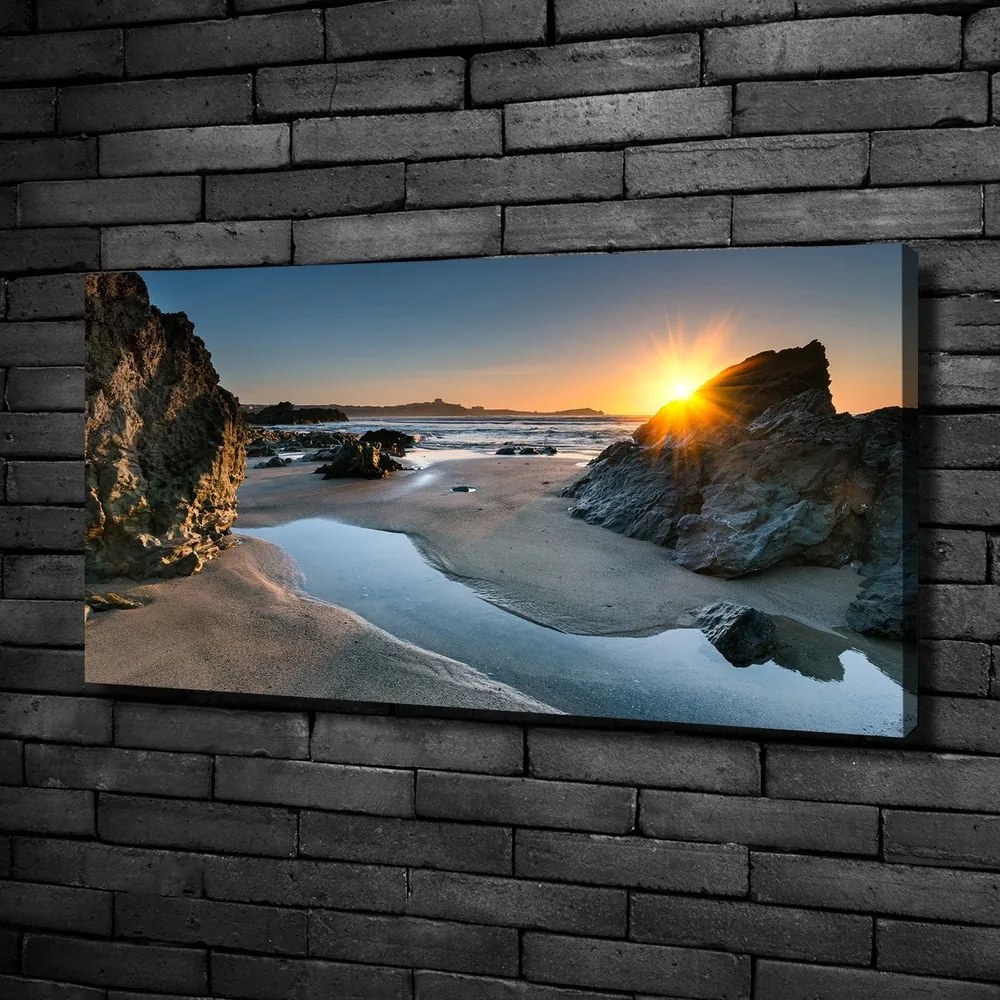 Tablou pe pânză canvas Rocks pe plaja