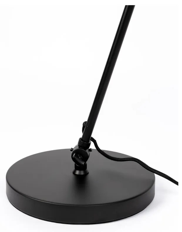 Veioză neagră cu abajur din metal (înălțime 70 cm) Jona – White Label