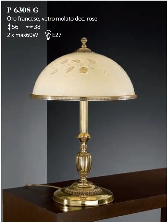 Veioza, Lampa de masa clasica realizata manual 6308