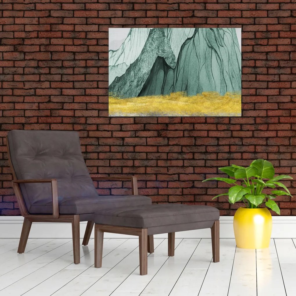 Tablou - Munții Smarald N⁰3 (90x60 cm)