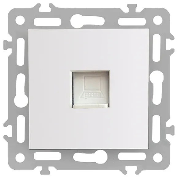 Nova UTP mufă RJ-45 alb