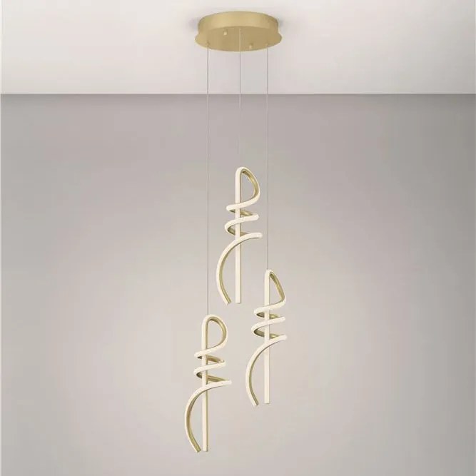 Lustra cu 3 pendule LED SOLINE